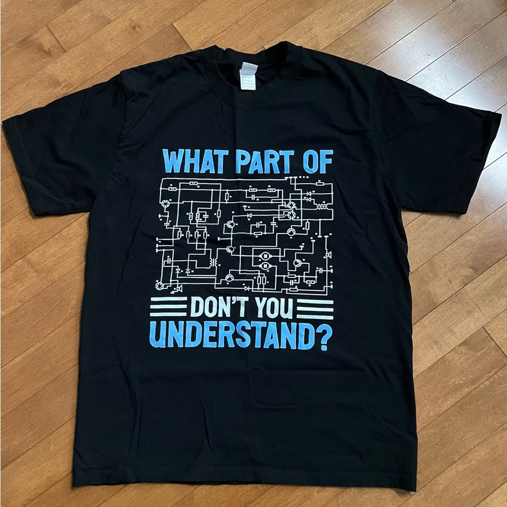 Black Circuit Board Graphic Tee